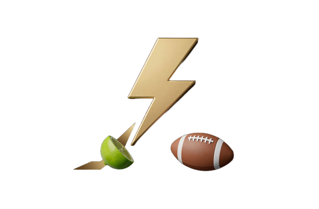 Goldener Blitz an einem Football - Golazzo Early Payout Sportwetten-Bonus